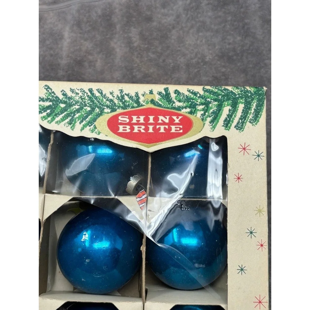 Shiny Brite vintage glass